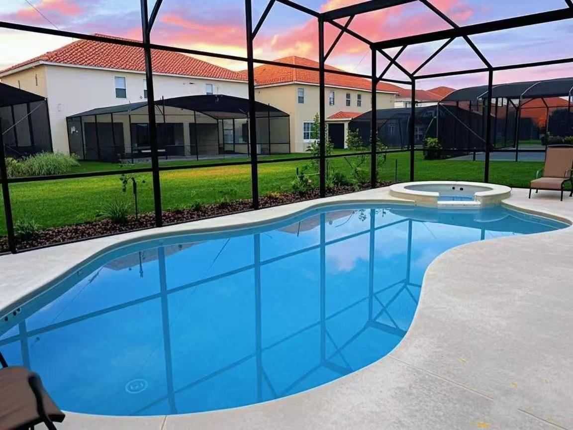 Elegant King Queen Suite Rms -Private Bath-5 Star Resort-Pool-Spa-Club-Disney-Water Park-Wifi Available Davenport Exterior foto